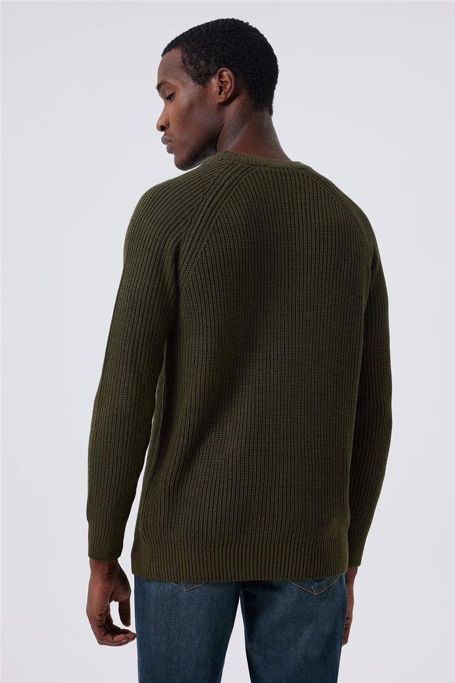 Lee Cooper K24 241033 5201 Haki Albert Erkek Kazak | Çetinkaya