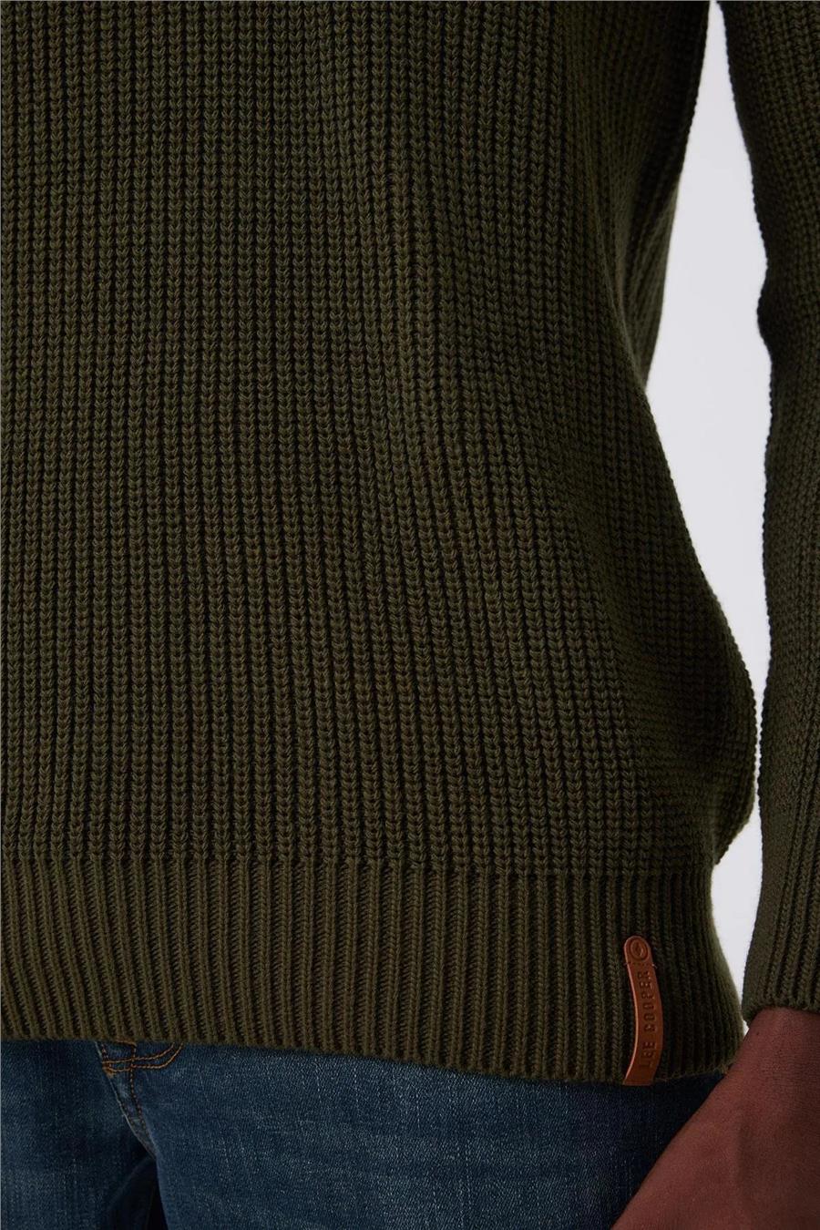 Lee Cooper K24 241033 5201 Haki Albert Erkek Kazak | Çetinkaya