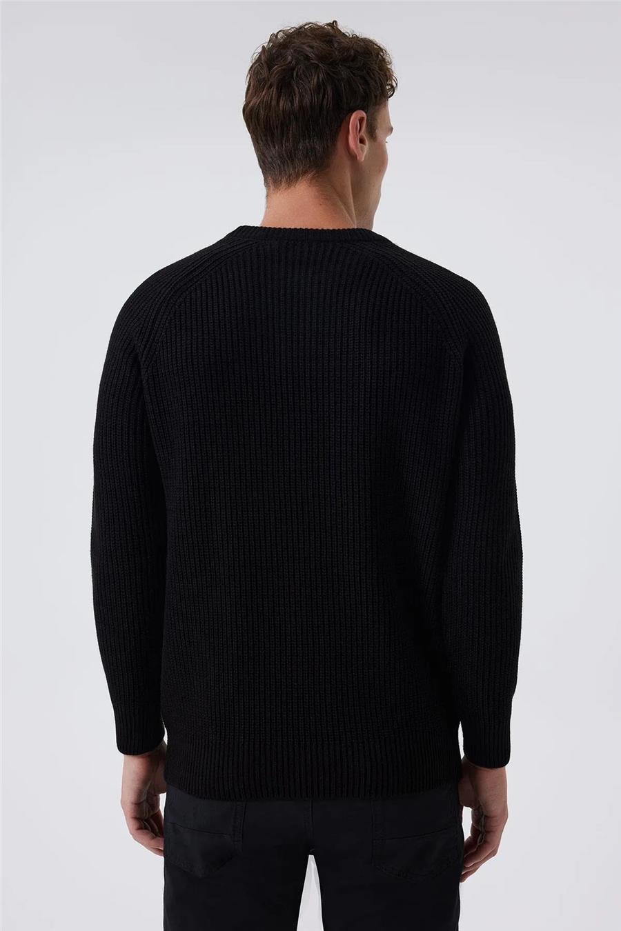 Lee Cooper K24 241033 8101 Siyah Albert Erkek Kazak | Çetinkaya