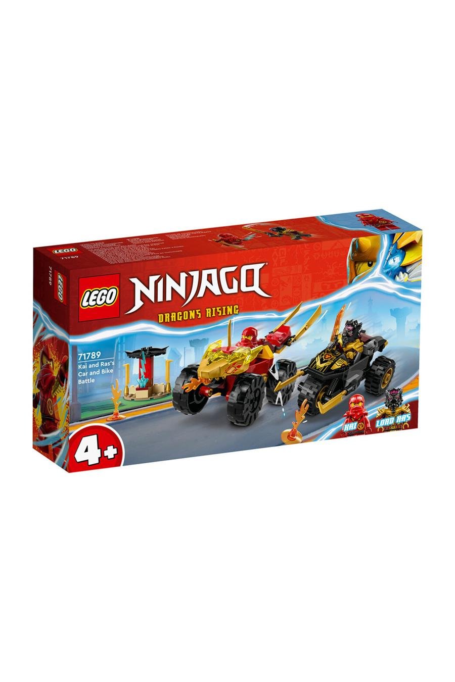 LEGO 71789 NINJAGO Kai ve Ras'ın Araba ve Motosiklet Savaşı