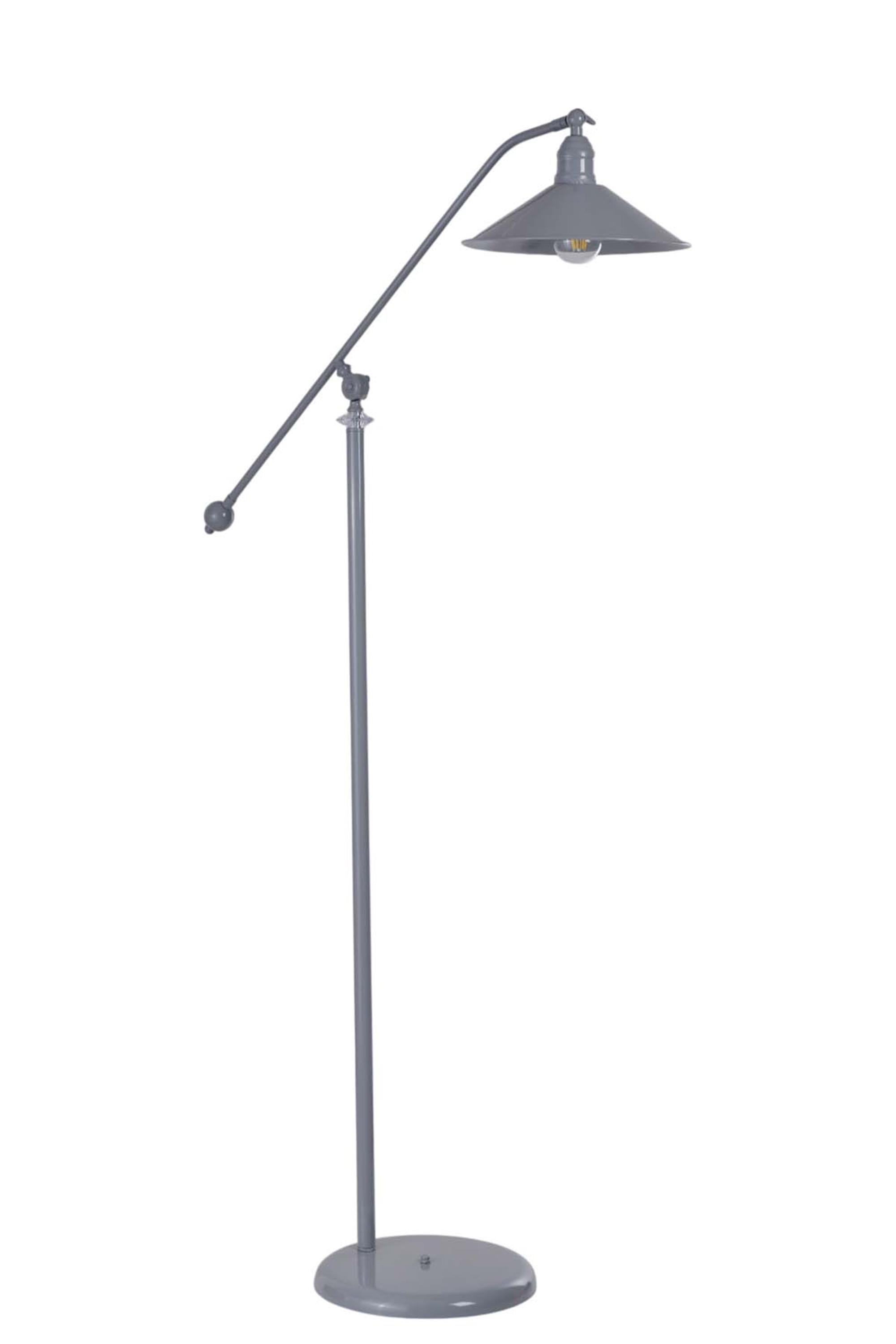 Lumexx Moka Gri Lambader Metal Başlıklı