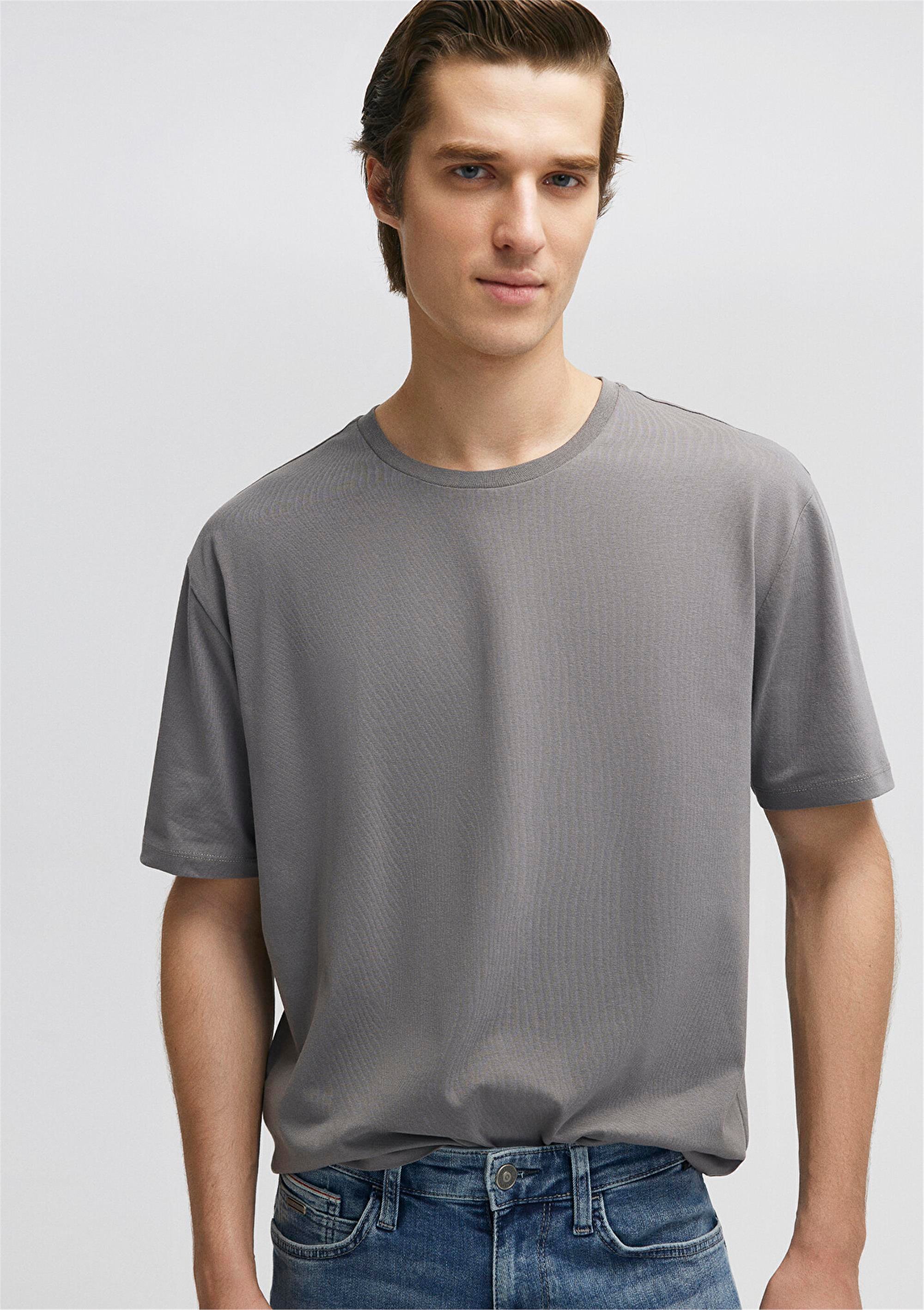 Mavi M0610136-80618 Sis Gri Erkek T-Shirt