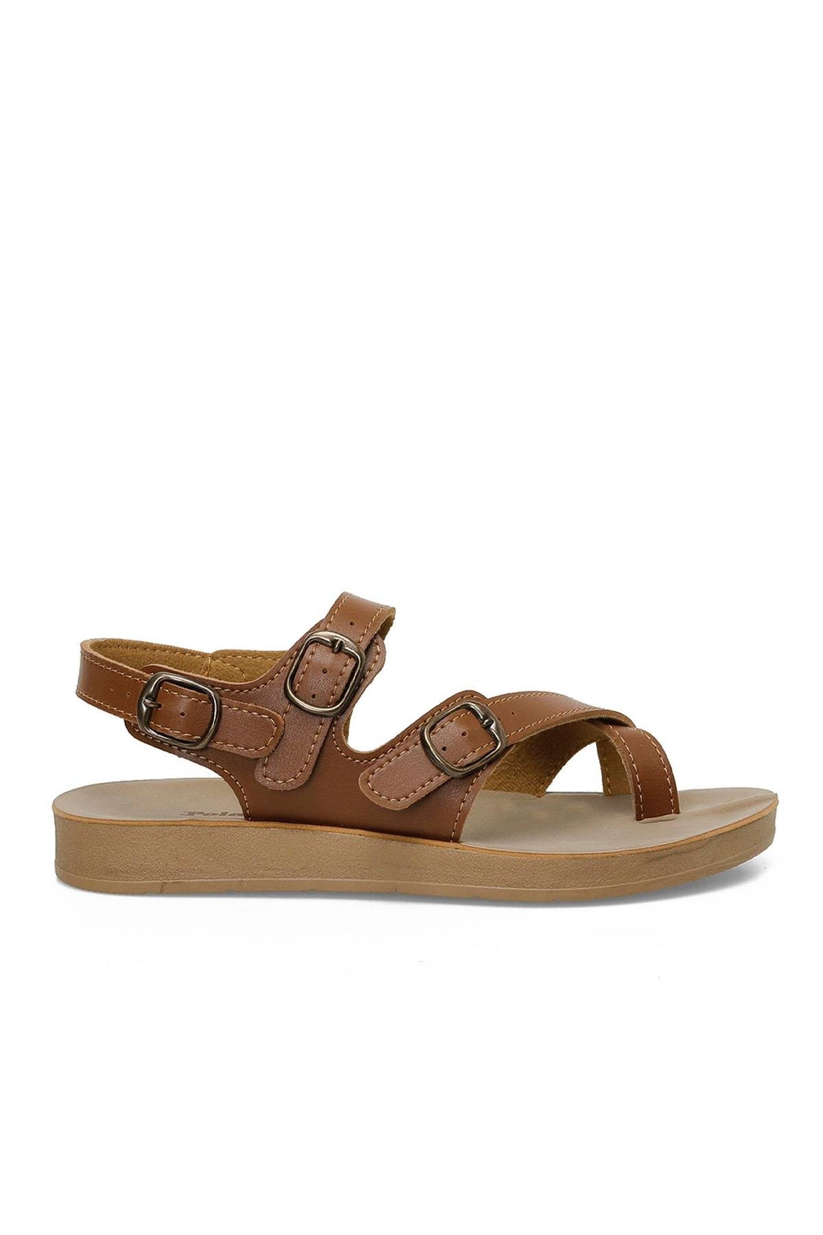 Polaris 5M 158657 Z5Fx Taba Kadın Casual Comfort Sandalet | Çetinkaya