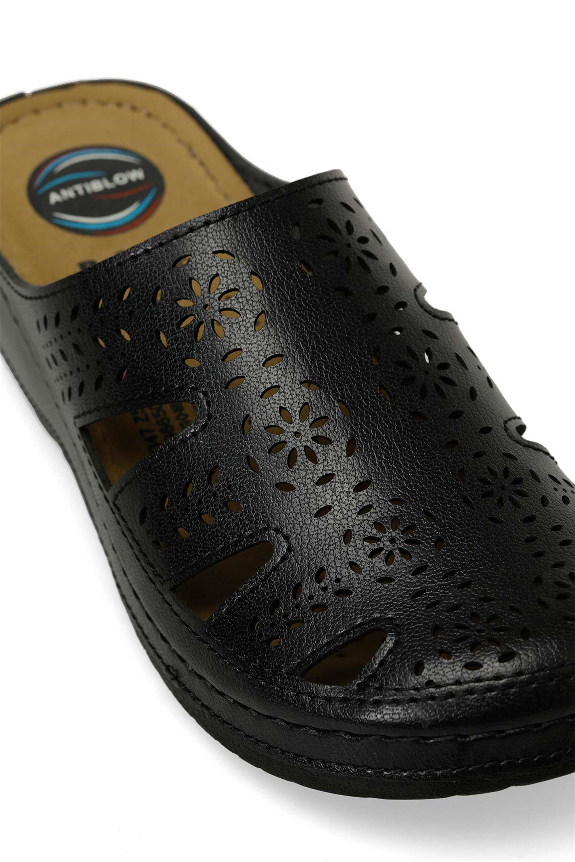 エゴブレイズ Polarıs 5M 164347 Z5Fx Sıyah Zenne Geleneksel Comfort Duz Terlık