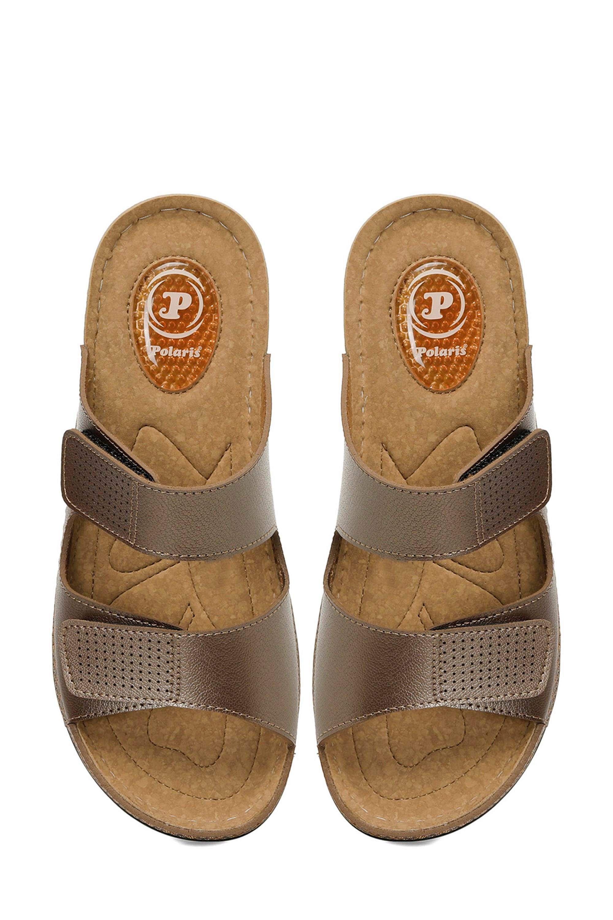 Polarıs 5M 166986 Z5Fx Bronz Zenne Geleneksel Comfort Duz Terlık