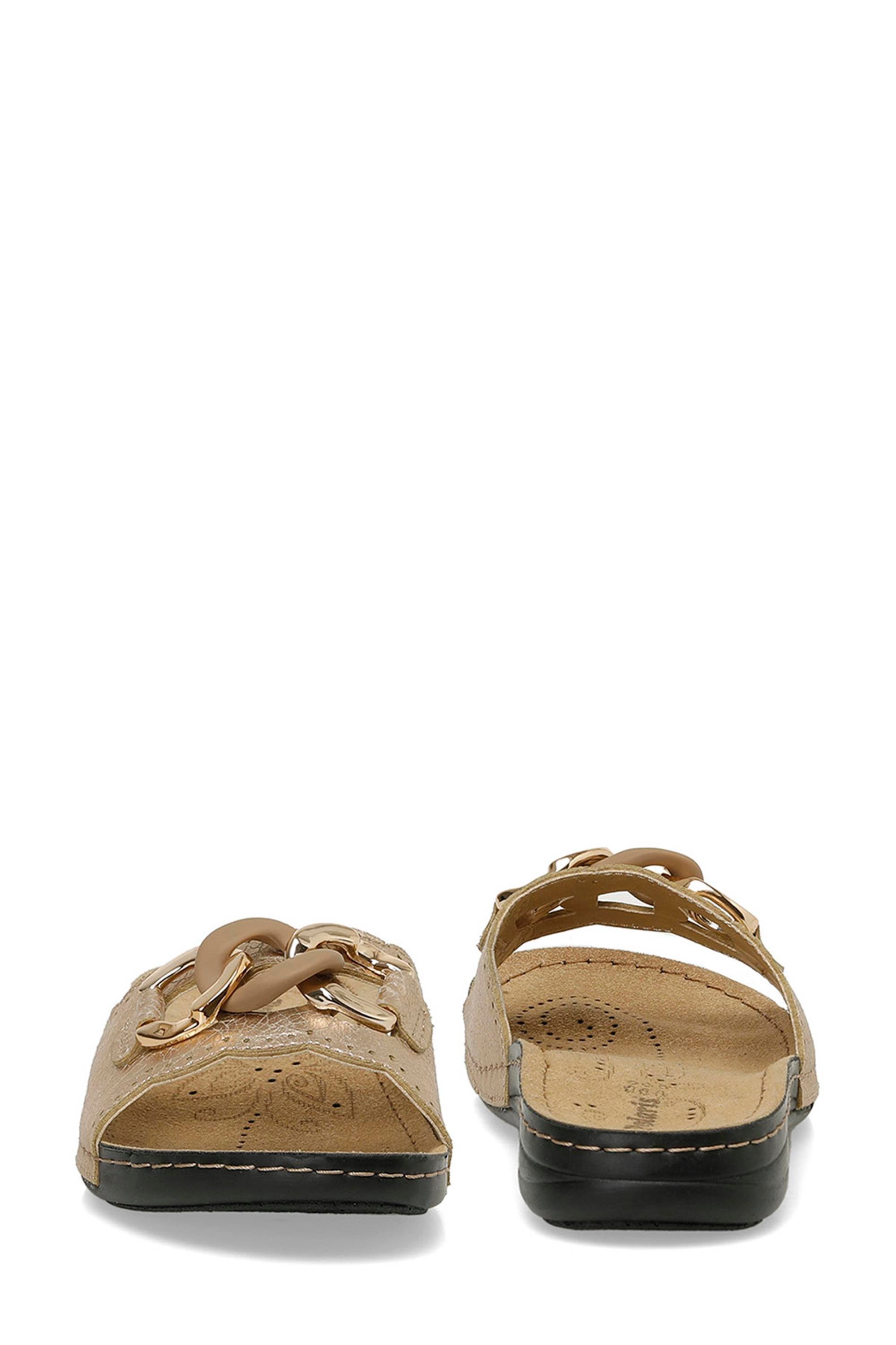 Polarıs 5M 407018 Z5Fx Altın Zenne Ev Icı Terlık | Çetinkaya