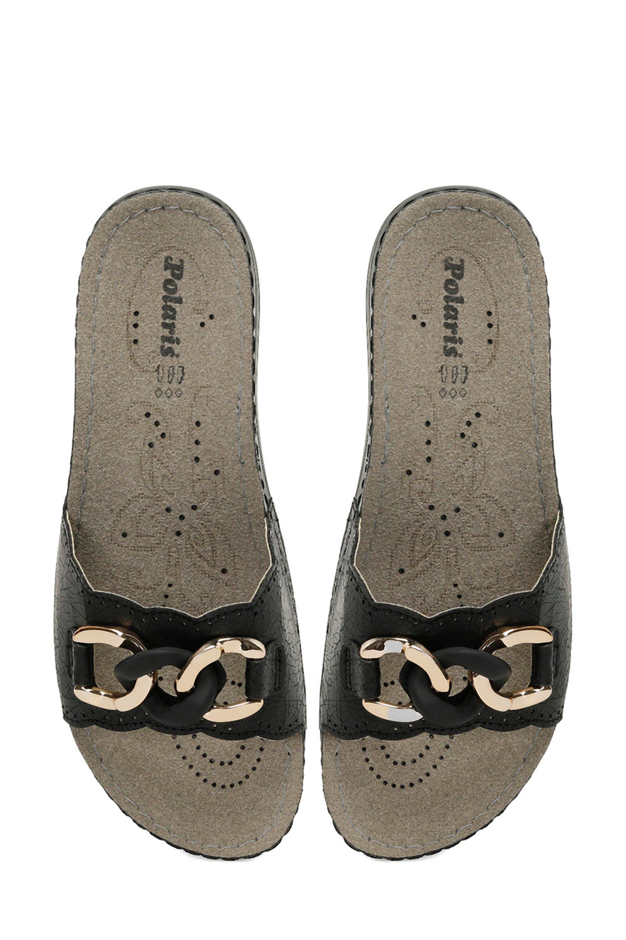 Polarıs 5M 407018 Z5Fx Sıyah Zenne Ev Icı Terlık | Çetinkaya