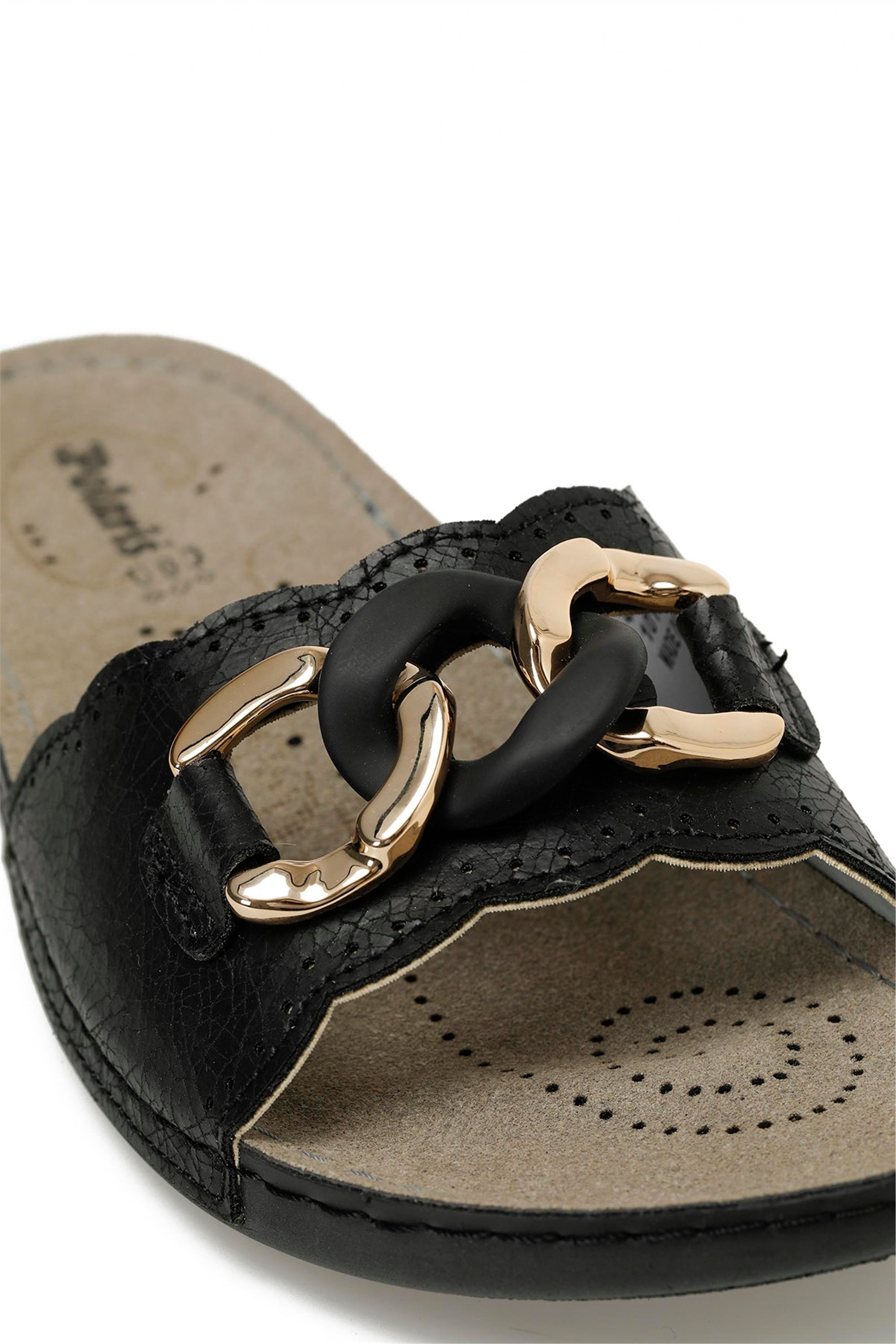 Polarıs 5M 407018 Z5Fx Sıyah Zenne Ev Icı Terlık | Çetinkaya