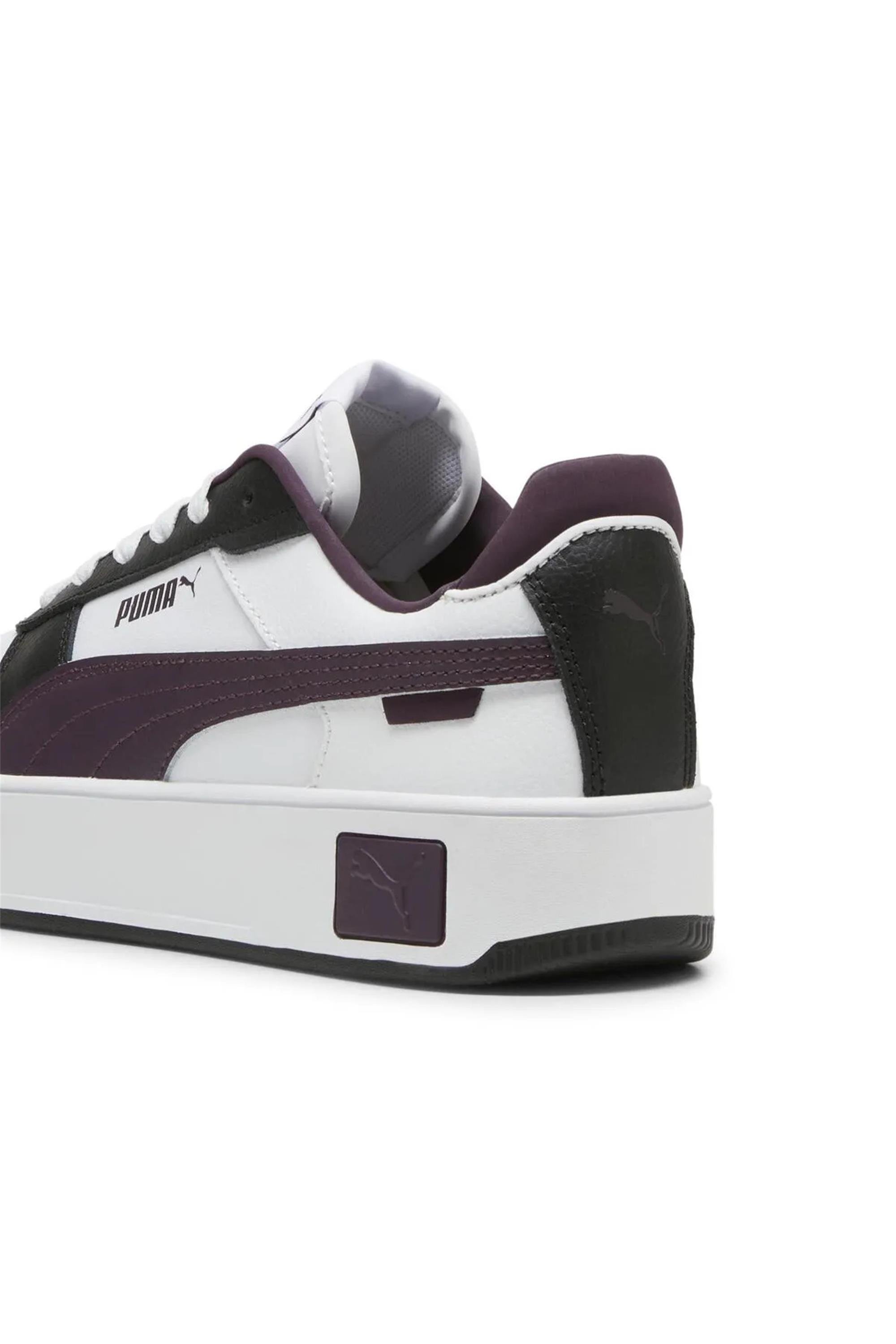 Puma 389390-27 Carına Street Puma Whıte-Mıdnıght Plum-Puma Black