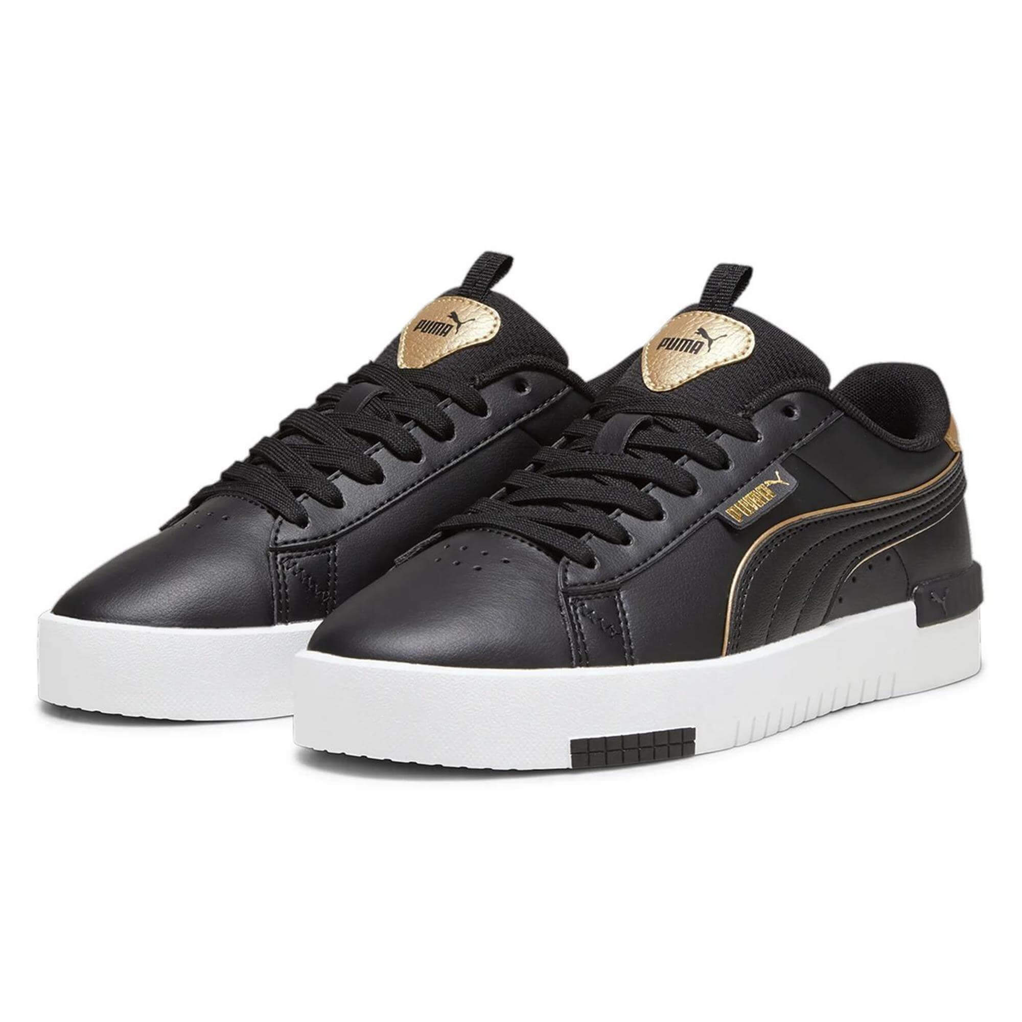 Puma 395085 Vikky V3 Metallic Shine Puma Black-Puma Gold Kadın