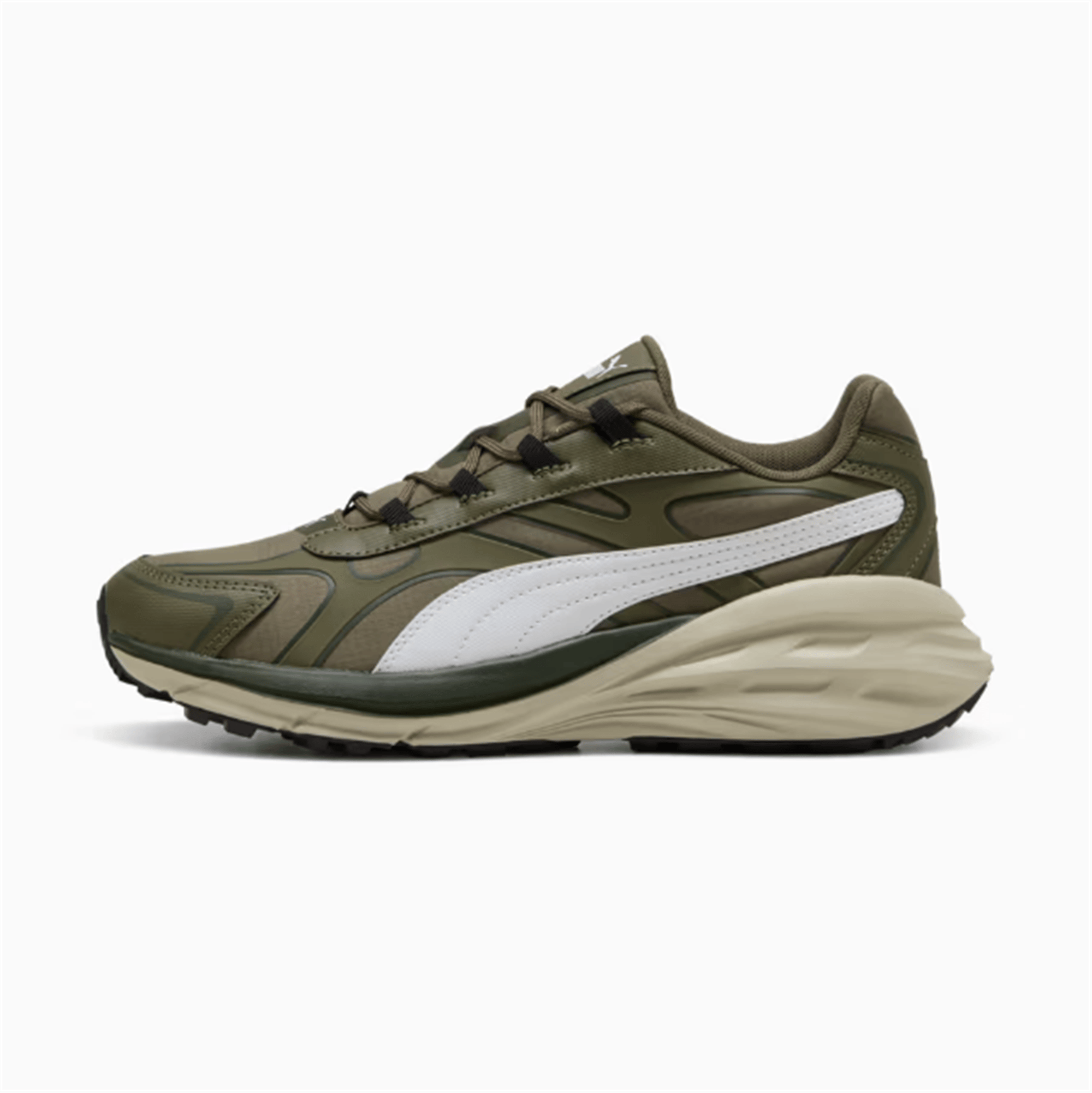 Puma 397668-17 Hypnotıc Ls Abrupt Loden Green-Puma Whıte Mrd