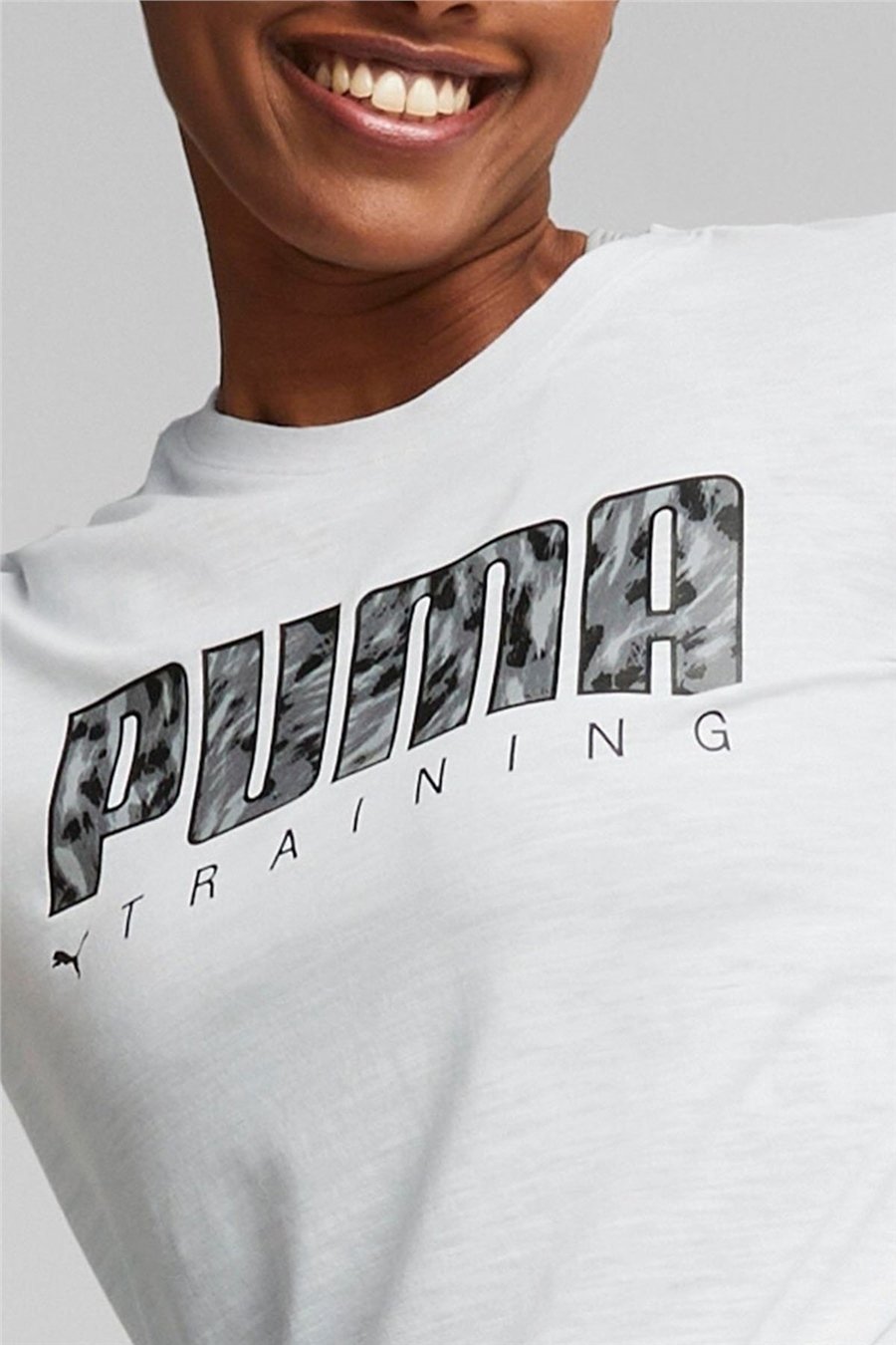 T shirt puma donna argento sale
