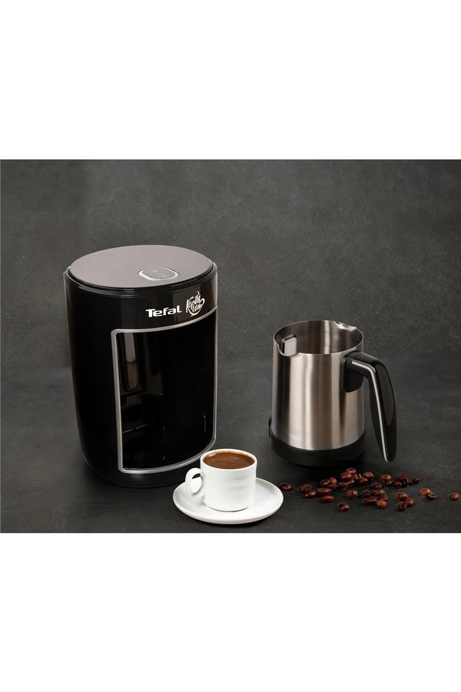 TEFAL Kopuklum Pro Çelik Siyah Kahve Makinesi