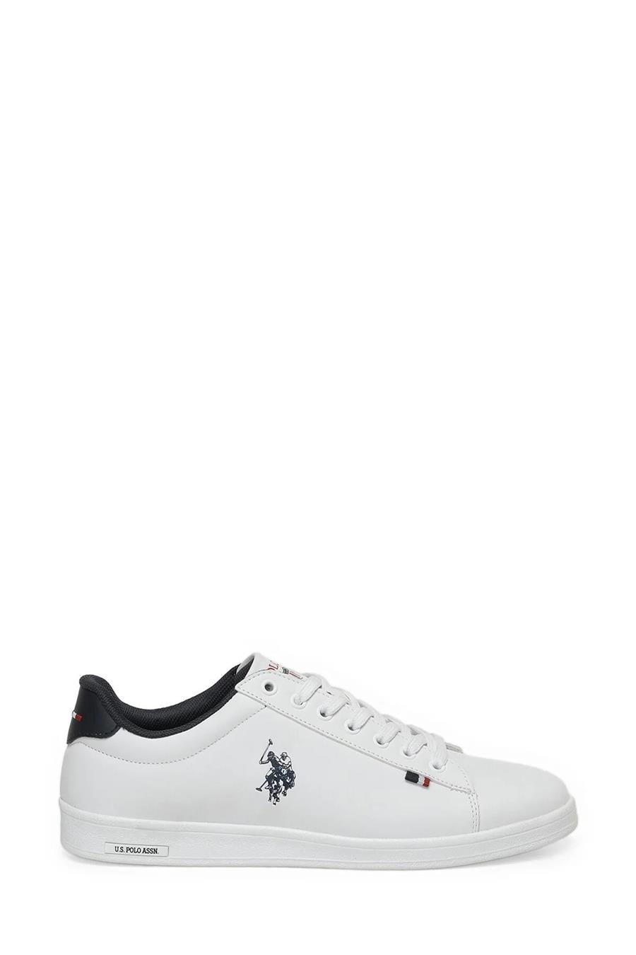 Us Polo Franco 3Pr Beyaz Lacivert Erkek Sneaker Ayakkabı