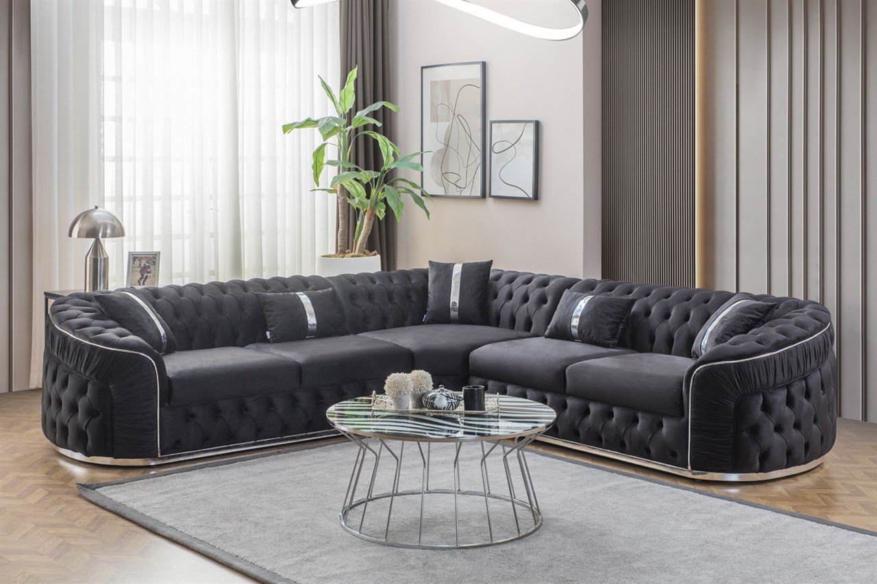 Elite leather sale sectional