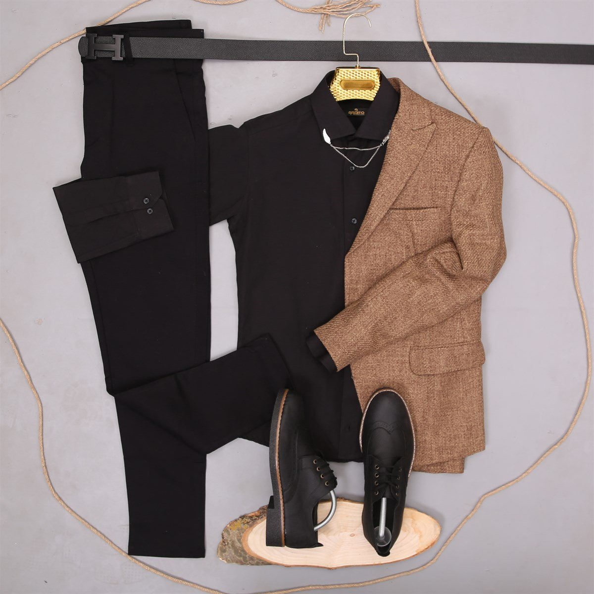 Kahverengi Takım Elbise Kombin | Beylik Kombin