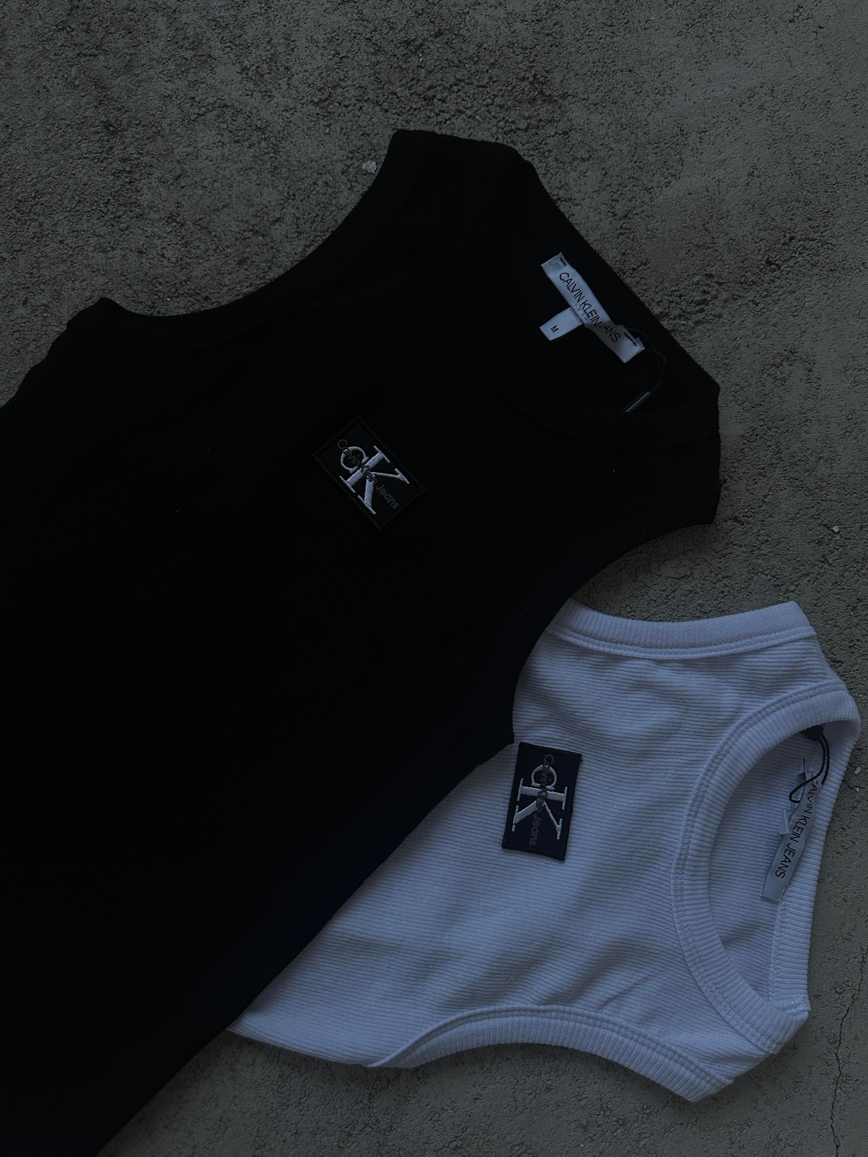 Ck Zero Sleeve Undershirt Black