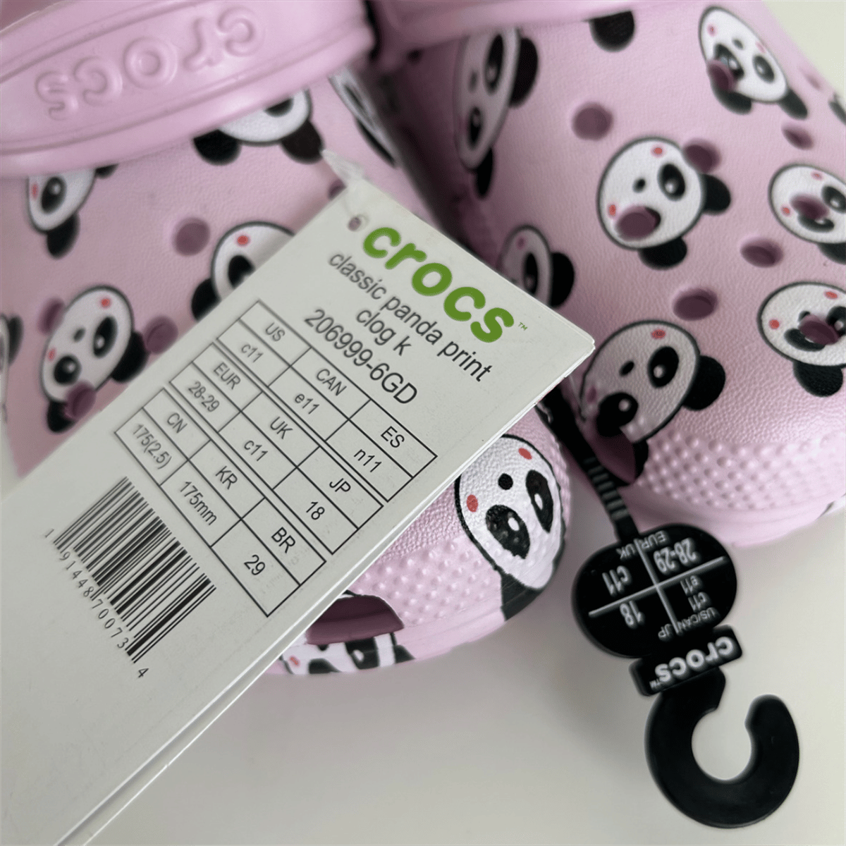 Crocs Classic Panda Print Clog K Çocuk Terlik