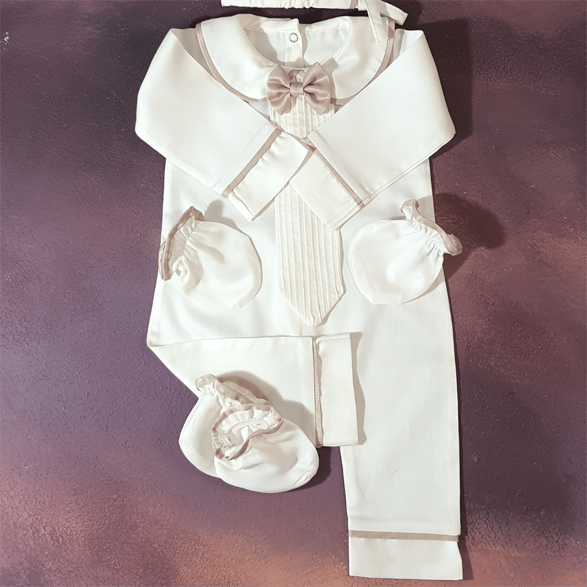 Erkek Bebek Mevlüt Kıyafeti Takım Set - Bebek Mevlüt Takım