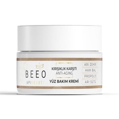 Beeo ApiBeauty Arı Zehirli Propolisli Arı Sütlü Anti-Aging Yüz Bakım Kremi  50 ml