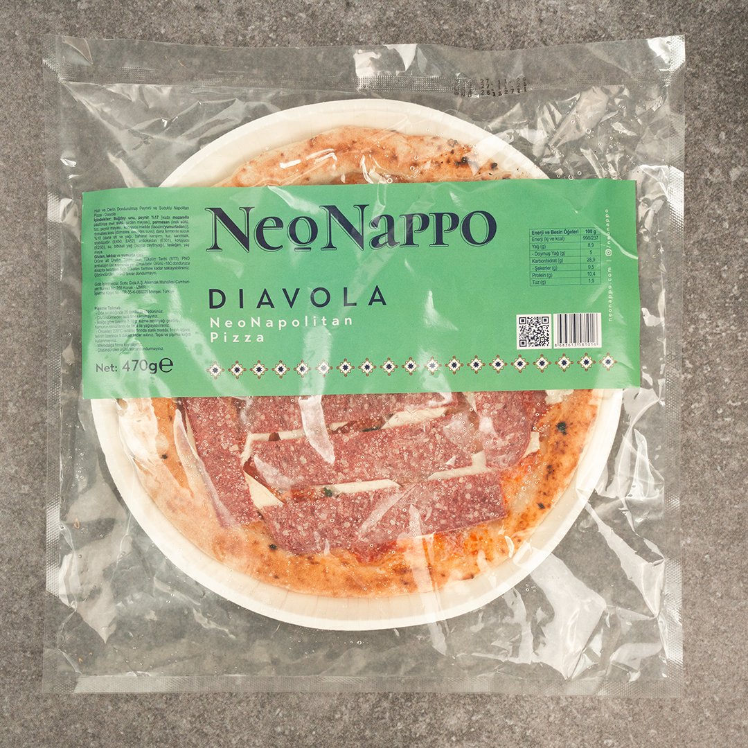 Neo Nappo Diavola Pizza 470g (Donuk) - ragyu kasap+