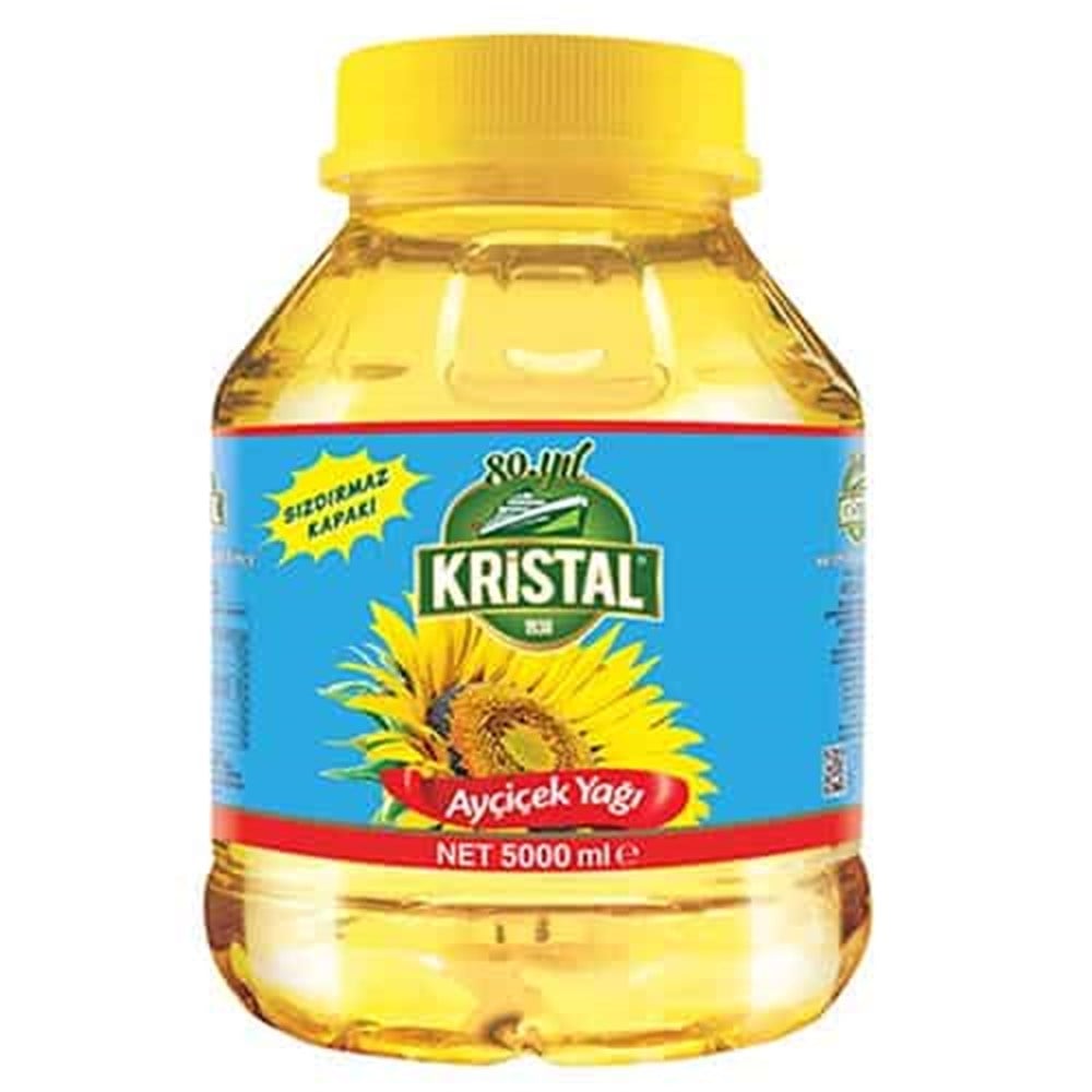 Kristal Ayçiçek Yag 5Lt Pet