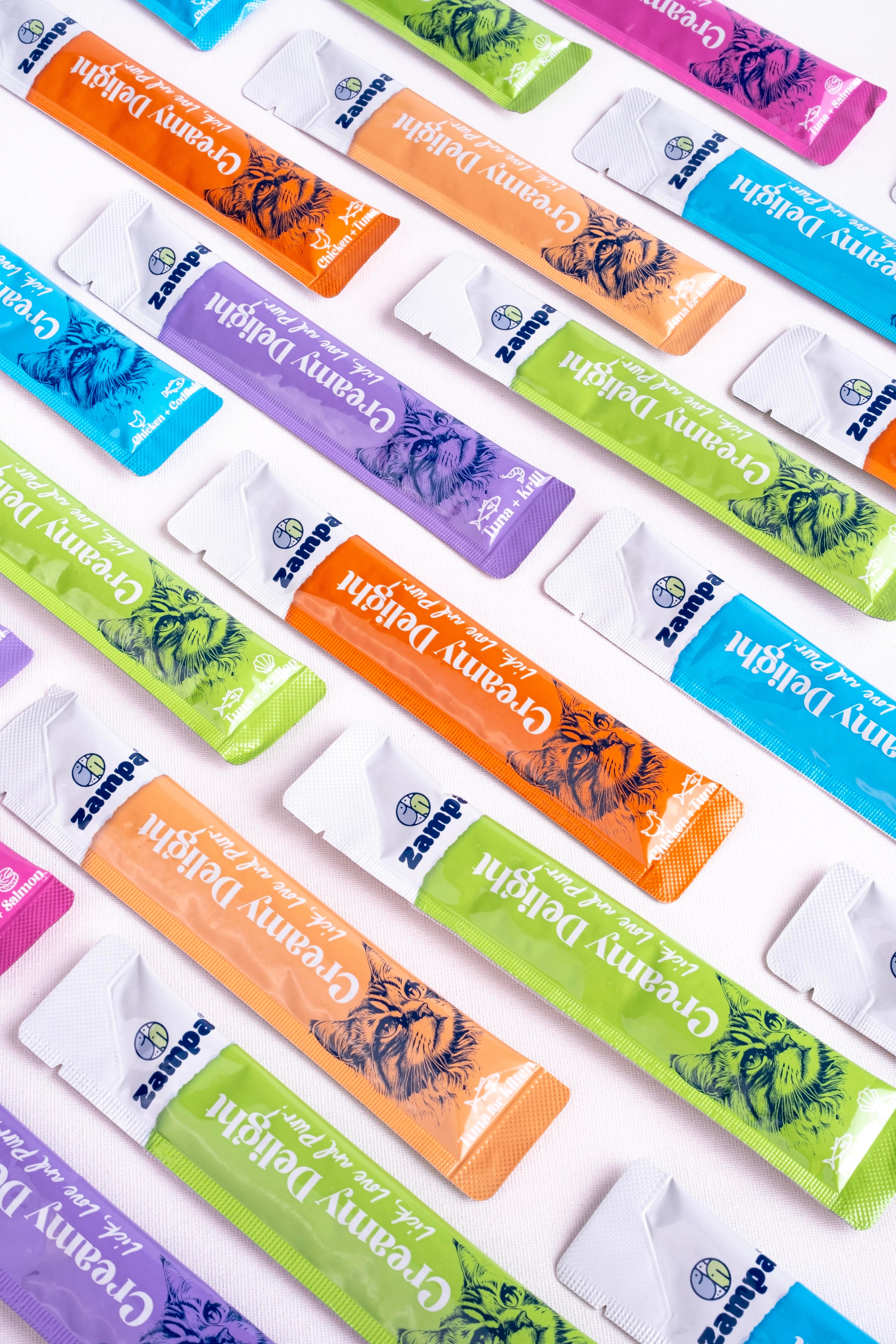 Zampa Creamy Delight Ton Balıklı & Krill Kedi Krema Ödül Maması