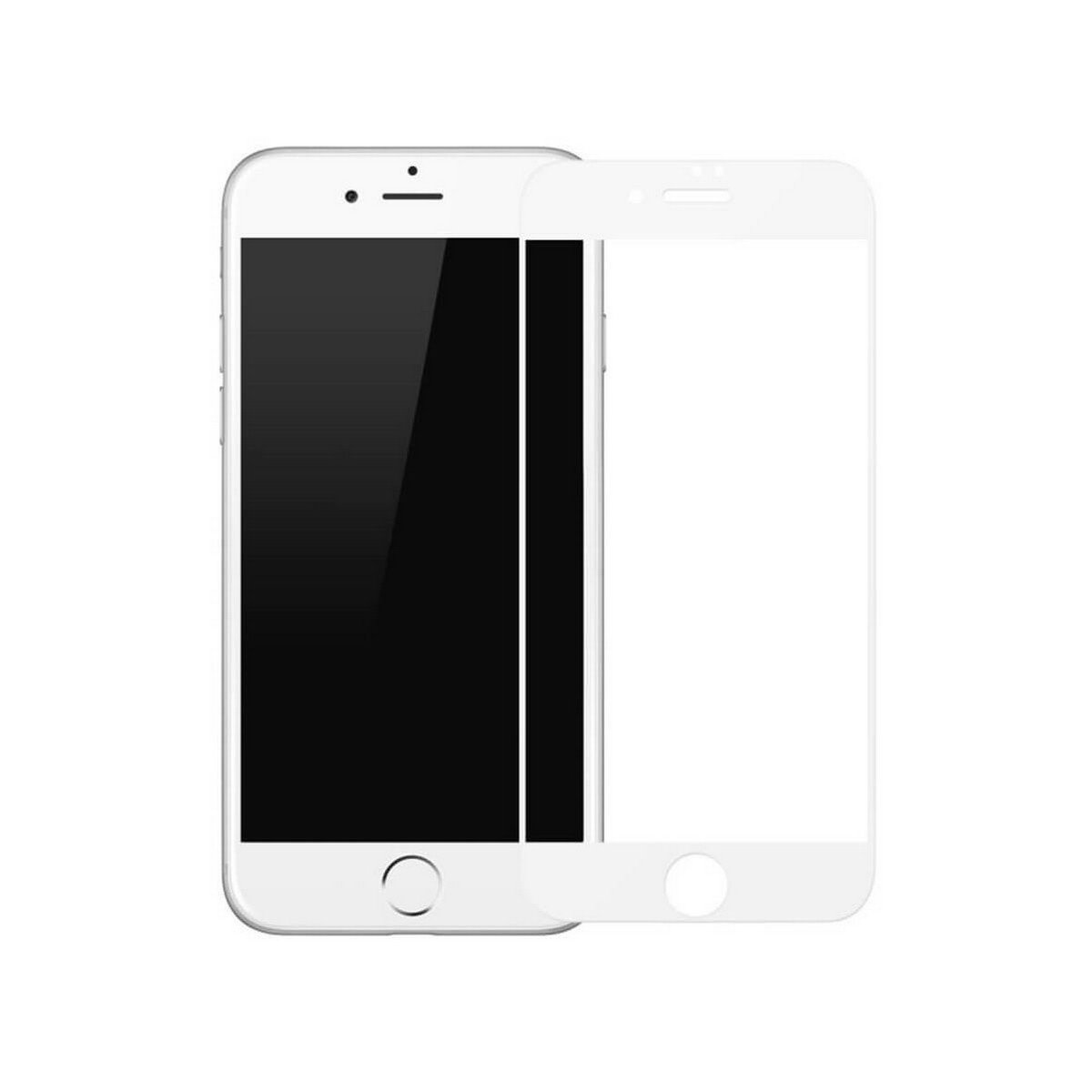 Apple iPhone 6 & 6S Tam Kaplayan 5D Ekran Koruyucu Cam | Quse