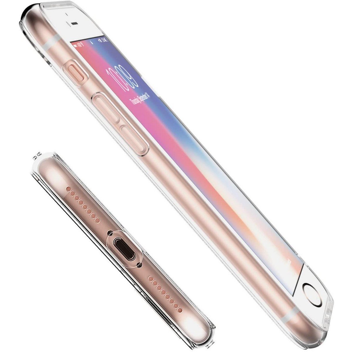 Apple iPhone 7 Plus Şeffaf Silikon Kılıf | Quse