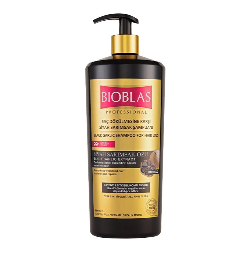 Bioblas Professional Siyah Sarımsak Şampuanı 1000 ml-Lorac.com.tr