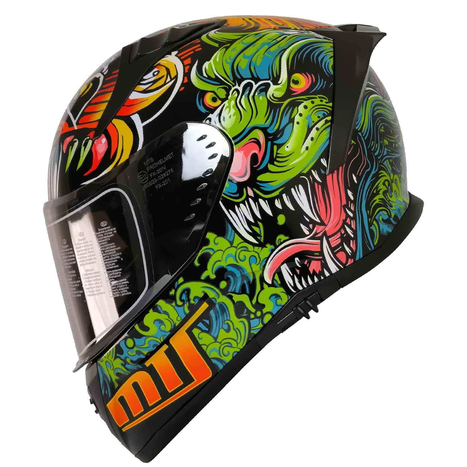 Mts Pro Helmets M-801 Snake Full Face Motosiklet Kaskı
