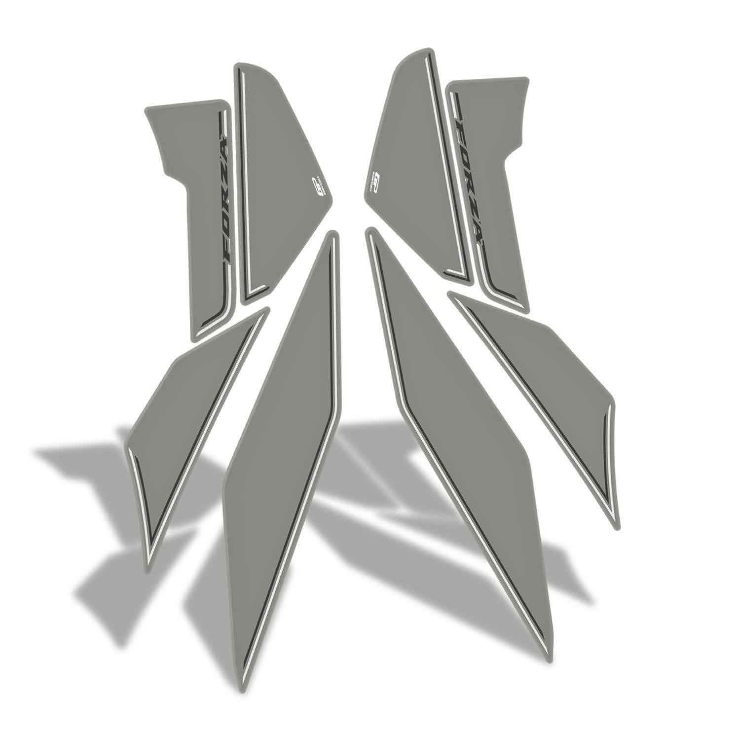 GP Kompozit Honda Forza 250 2018-2024 Uyumlu Yan Alt Ayak Pad