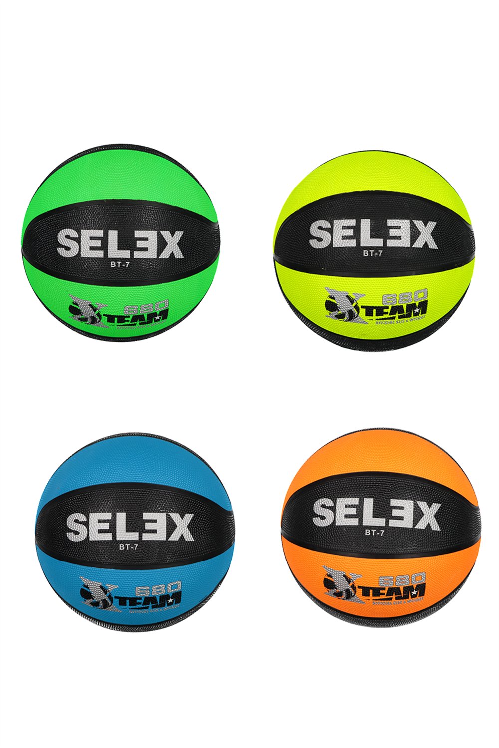 Selex Basketbol Topu BT-7 NEON | Sporborsasi.com