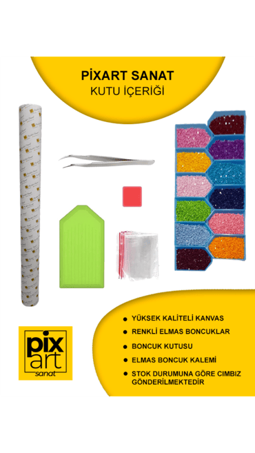 Seramik Desen PixArt Sanat Elmas Mozaik