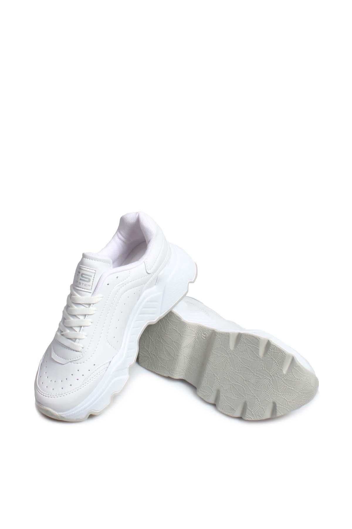 White Womens Sneakers 666ZA146     
