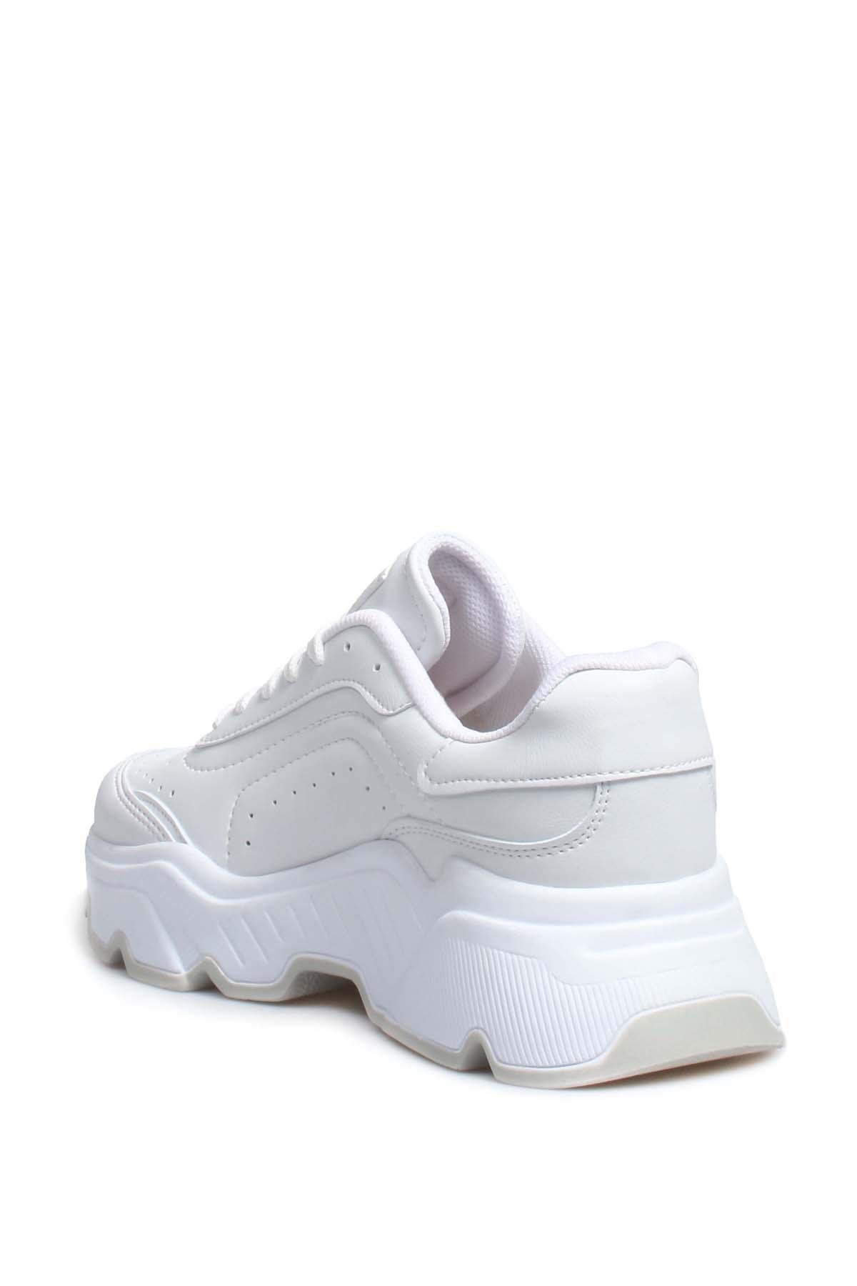 White Womens Sneakers 666ZA146     