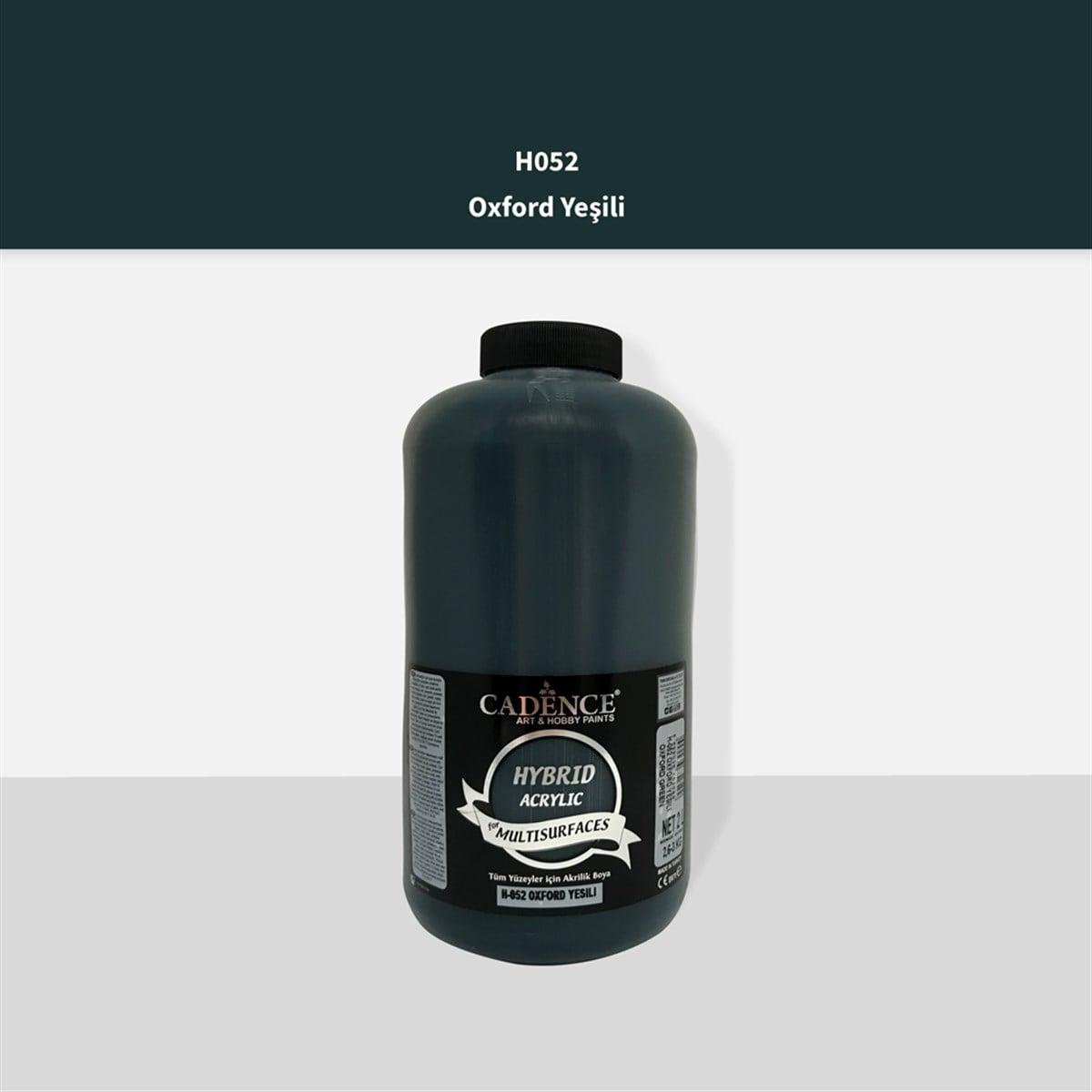 Cadence H052 Oxford Yeşili Multisurface Akrilik Boya 2LT (3 kg)