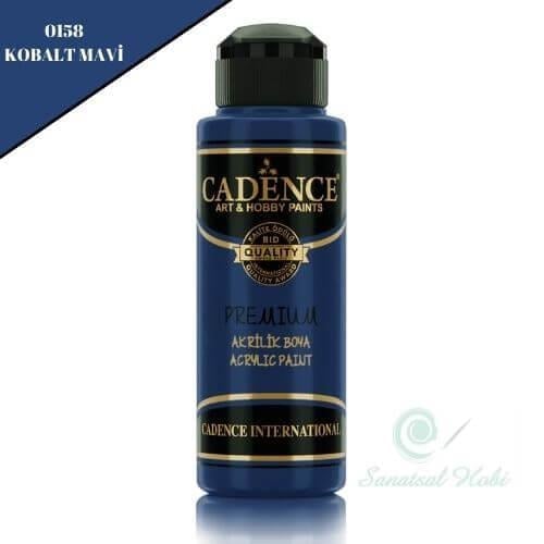 Cadence Premium Akrilik Boya 0158 Kobalt Mavi 120 Ml