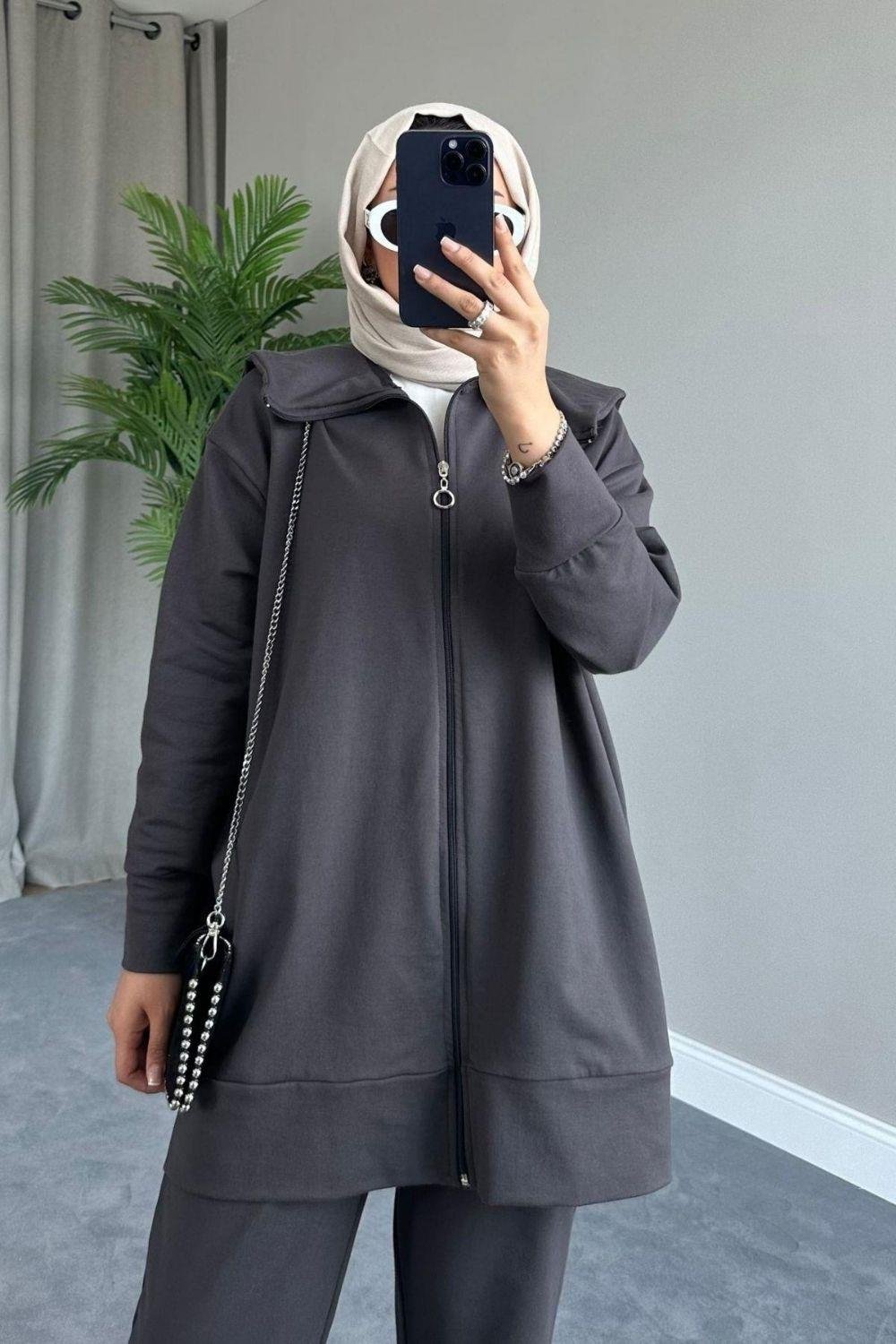 Hoodie long femme cheap
