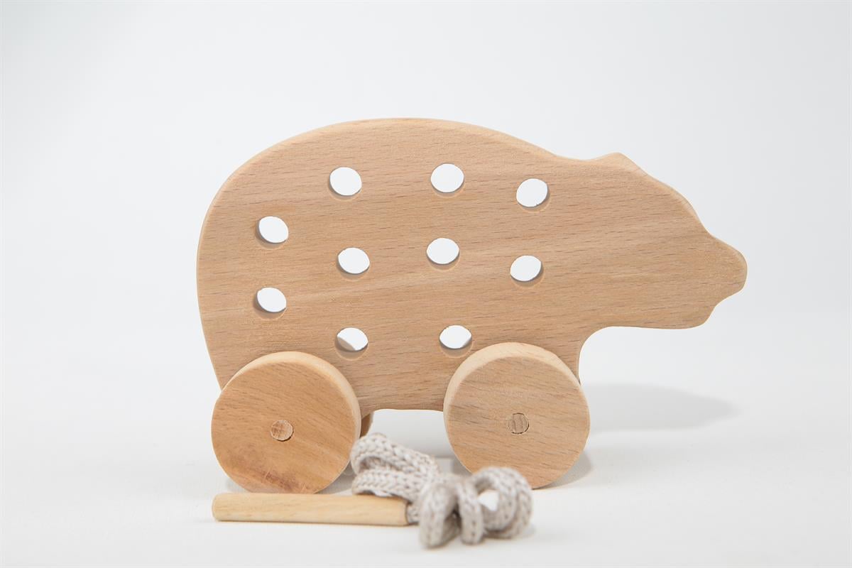 HANDMADE Eco Friendly Wooden Concrete Mixer TOY for Your BABY, Montessori 