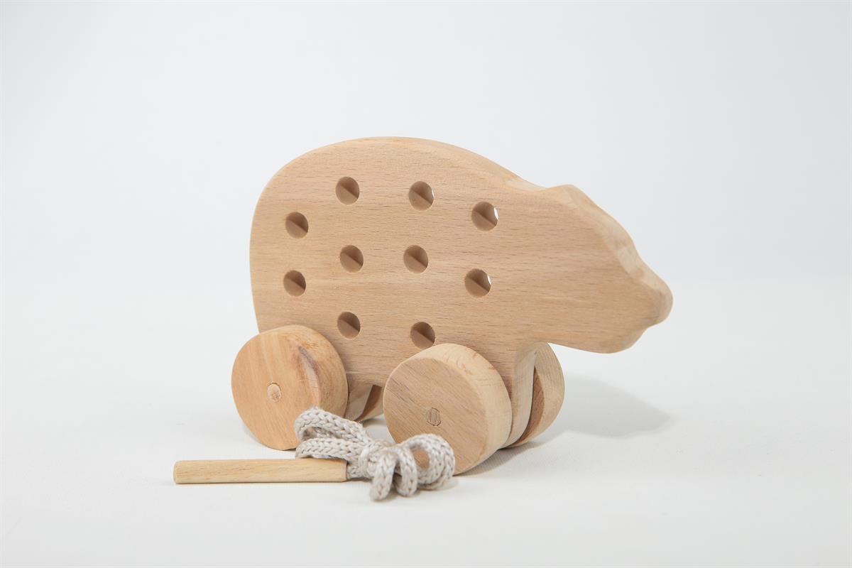 HANDMADE Eco Friendly Wooden Concrete Mixer TOY for Your BABY, Montessori 