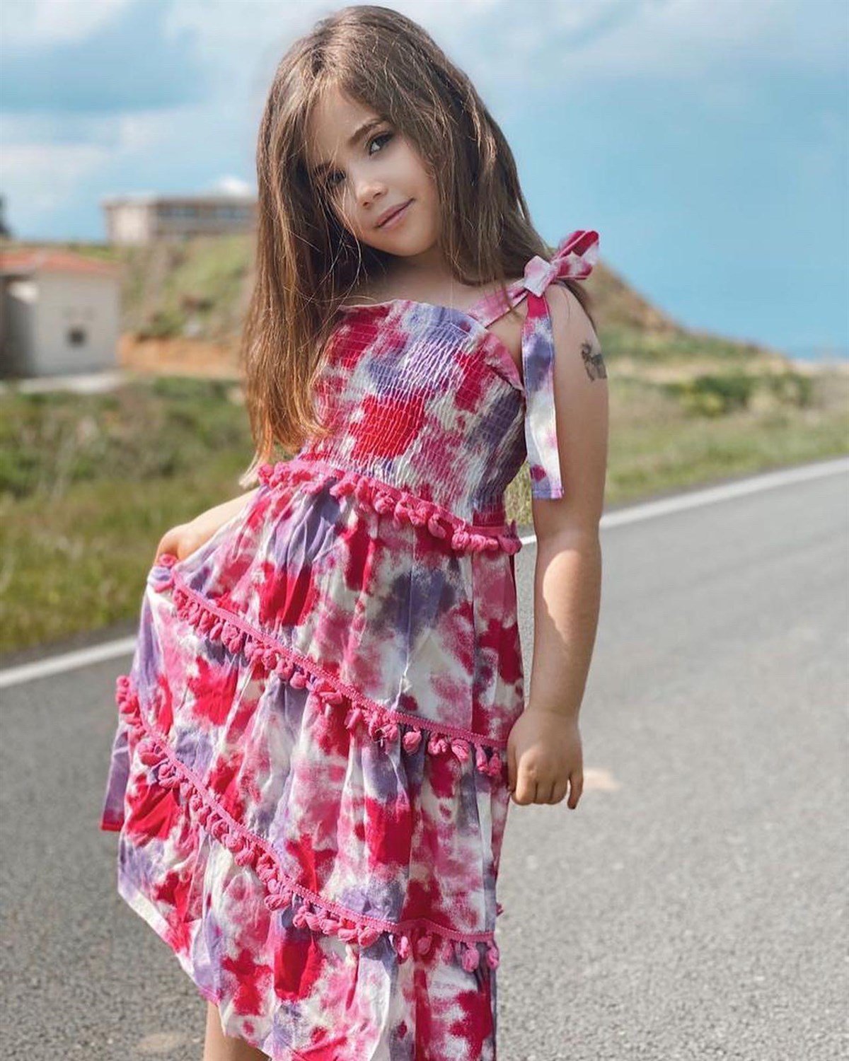Kız Çocuk Batik Günlük Elbise
