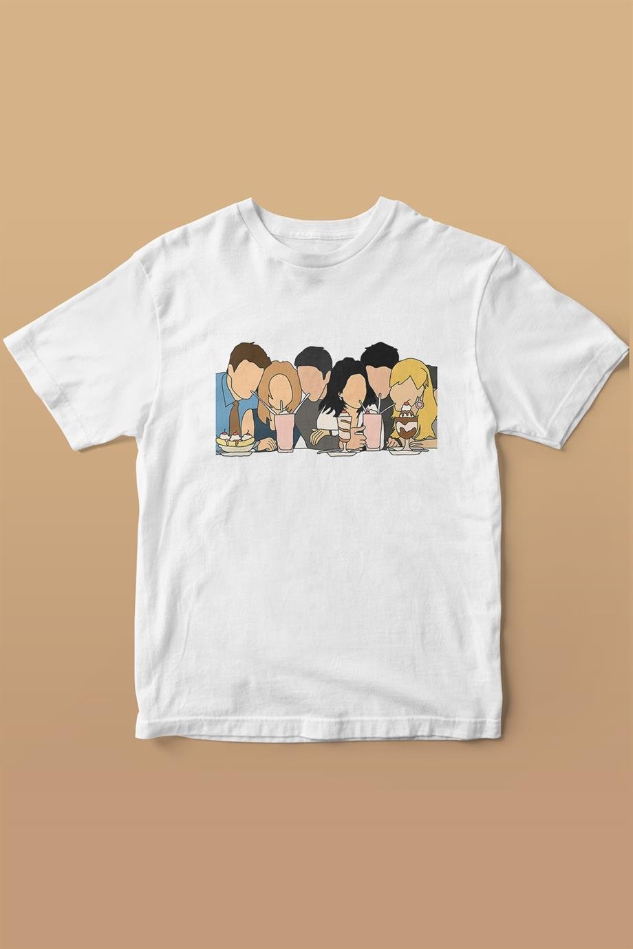 Designedfy | Friends Baskılı T-Shirt