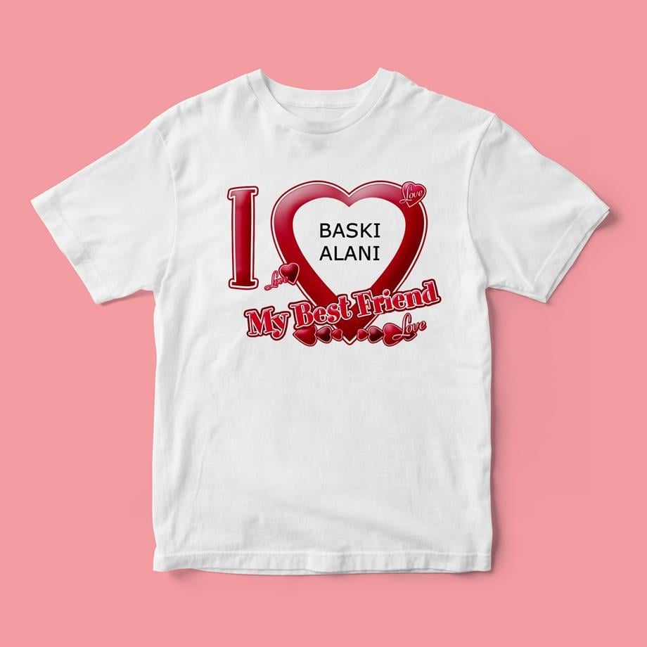 designedfy | I Love My Özel Tasarım Baskılı T-Shirt