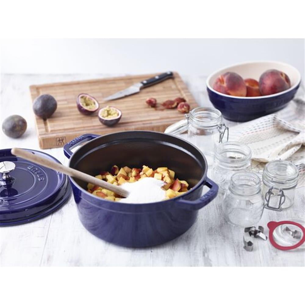 STAUB 26CM KOYU MAVİ DÖKÜM TENCERE