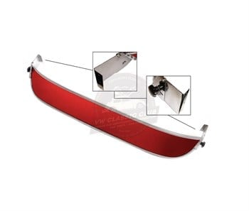 Exterior Sun Visor Red VW Classic Club Volkswagen Beetle Spare