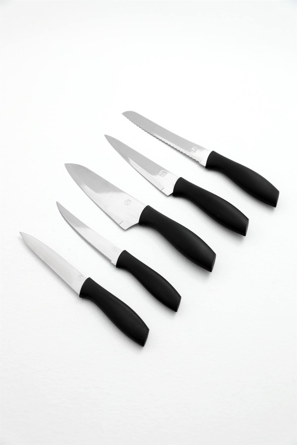 Titiz Cutler Standlı Şef Bıçak Seti - Renkli | Favora Home