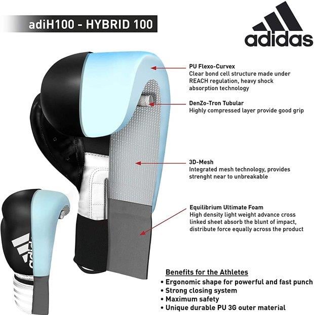 Adidas Hybrid100 Boks Eldiveni, Torba Antrenman Eldiveni Gloves - Boksshop