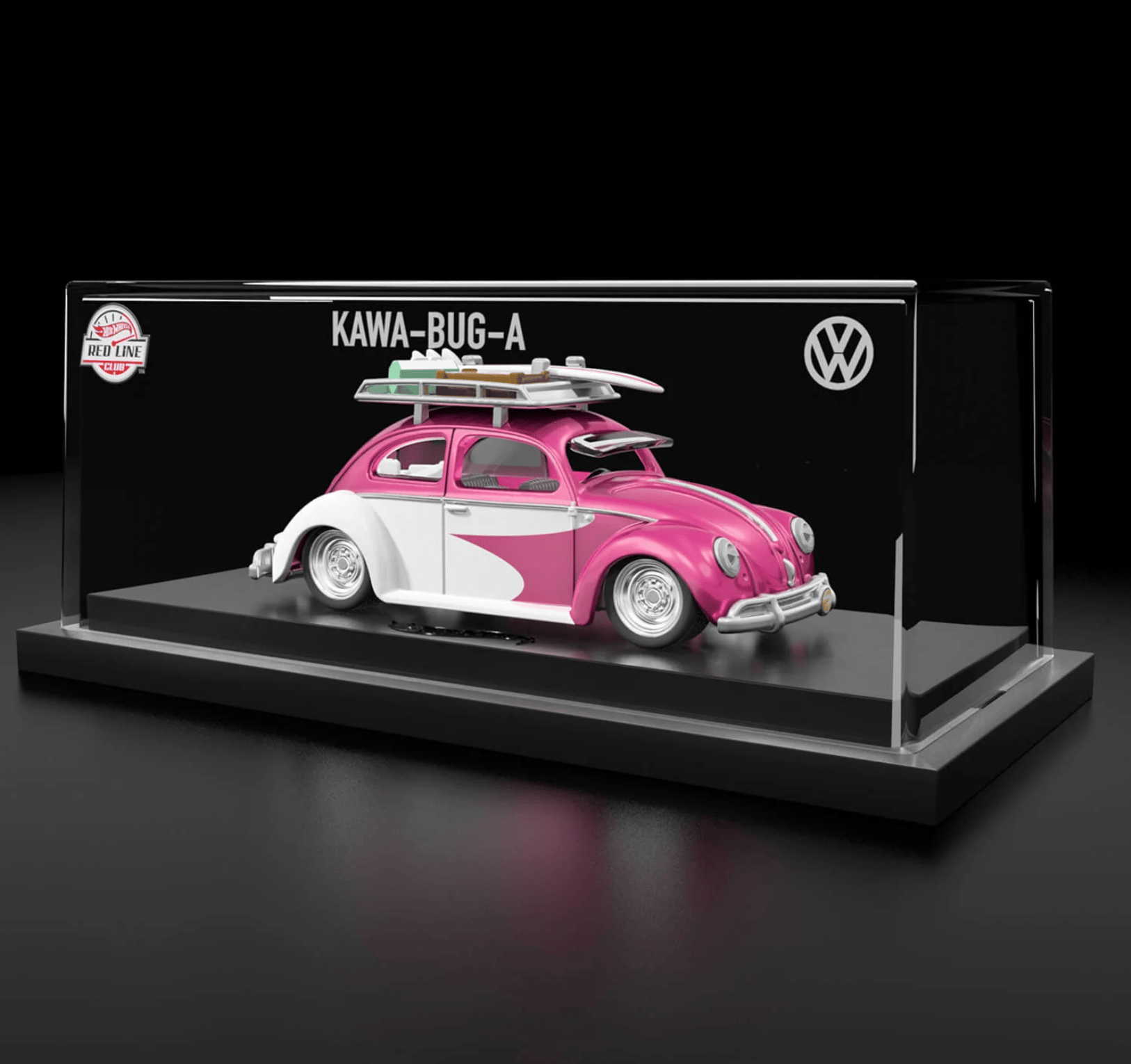 Hot Wheels Collectors RLC Volkswagen Kawa-Bug-A Chrome Pink