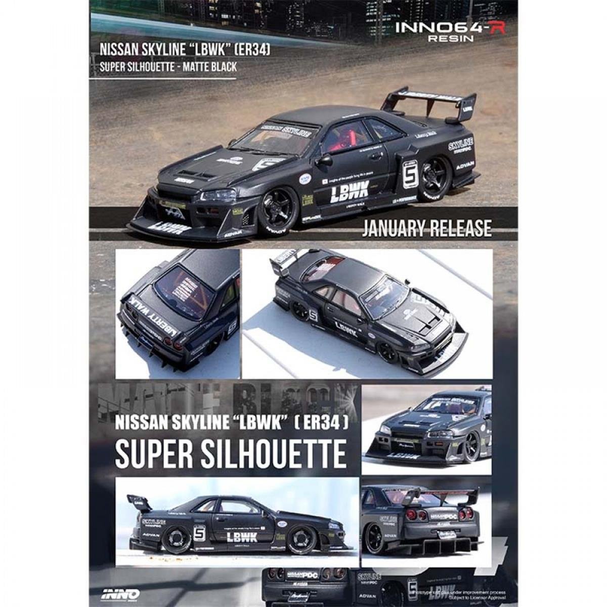 İNNO64 Nissan Skyline GT-R R34 Nismo R-Tune Mine's